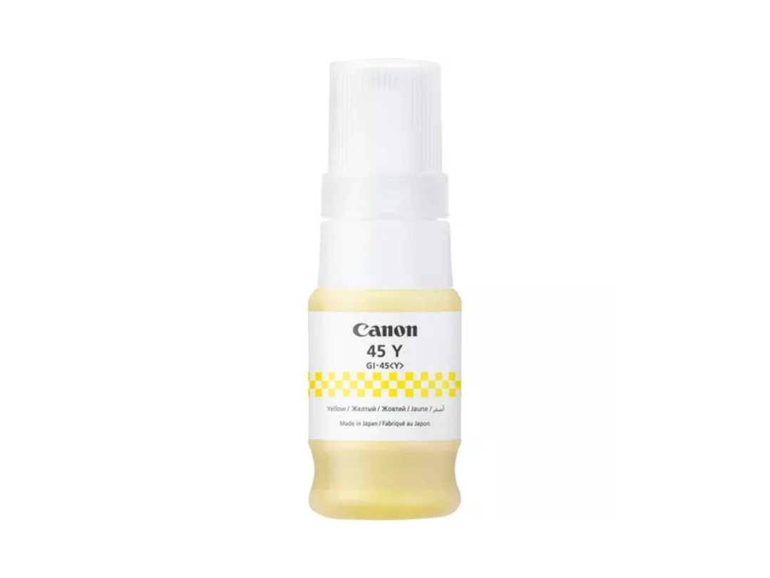 Buy Canon GI-45Y Yellow Ink Bottle in Qatar Buy Canon GI-45Y Yellow Ink Bottle in Qatar